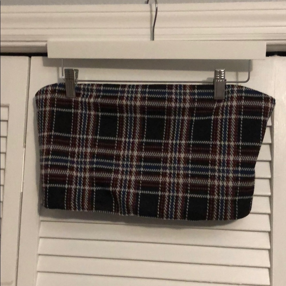 Plaid Tube Top